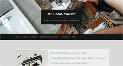 Desktop Screenshot of melissayancy.com